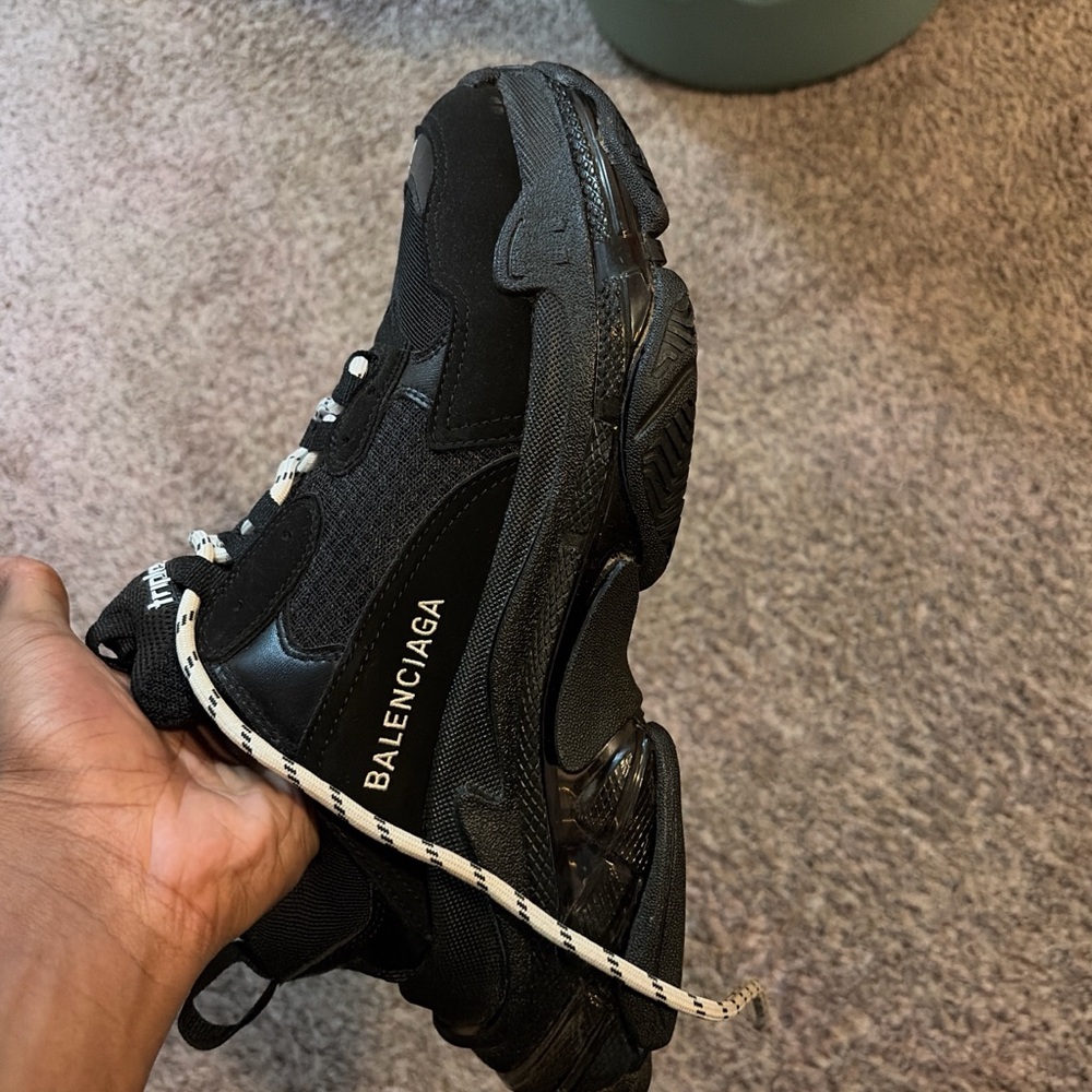 Balenciaga Black Athletic Shoes